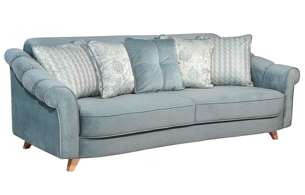 Диван Николас №7 Книжка/Разные Цвета Ш-2460 х Г-1100 х В-920 мм