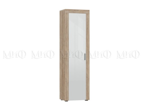 Стенка Апаста (Ш-2289 x В-2070 x Г-416 мм)/Дуб Сонома/Белый Глянец