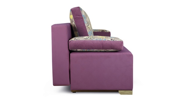 Диван «Дерби» (Maserati 18 (велюр) фиолетовый, подушка Urban (велюр) Filin)/Д-1940х Ш-860х В-760мм
