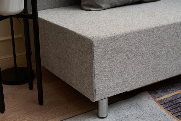 Диван еврокнижка Этно лайт серый