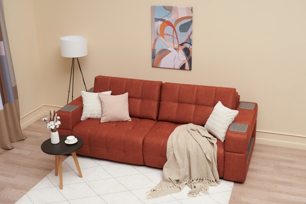 Диван пантограф Рон оранжевый