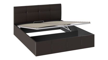 Кровать «Лора» c мягкой обивкой и подъемным механизмом/Разные Цвета