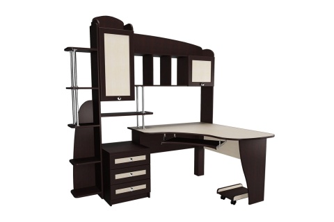 Компьютерный стол "Мебелайн-12" (тумба слева)