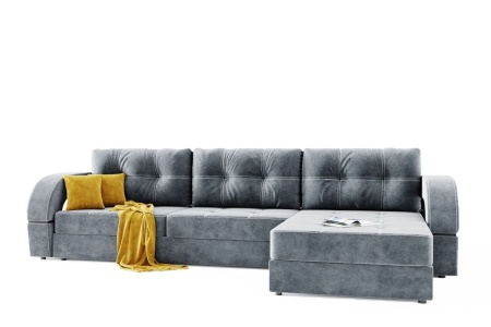 Диван Угловой Торонто-2 с ножками-кубышками Ш-3100 х Г-1810 х В-750 мм/Спальное место Ш-1600 х Г-2650 мм