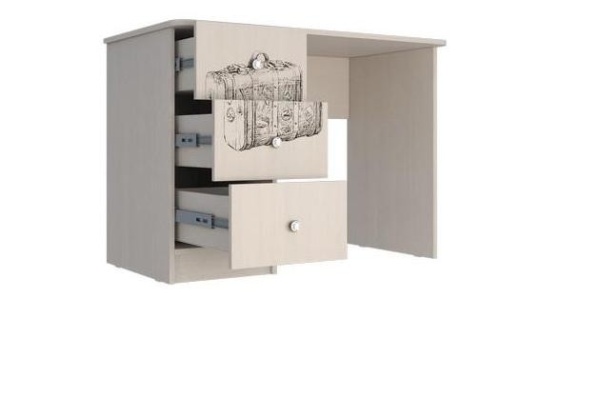 Стол Прямой СП-309 Мийа-3/Фотопечать (Ш-1000 х В-735 х Г-555 мм)