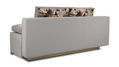 Диван «Дерби» (Maserati 19 (велюр) серый, подушка Urban (велюр) Town)/Д-1940х Ш-860х В-760мм