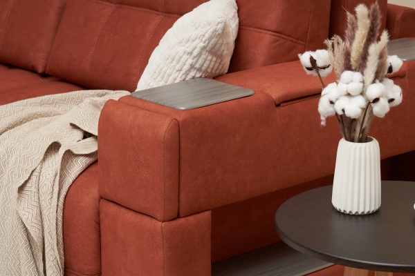 Диван пантограф Рон оранжевый