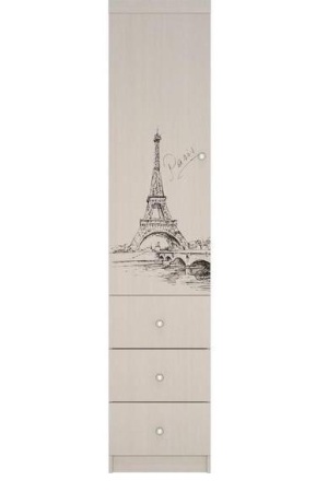 Пенал с Ящиками Мийа-3 ПЯ-304/ Фотопечать(Ш-450 х В-2130 х Г-509 мм)