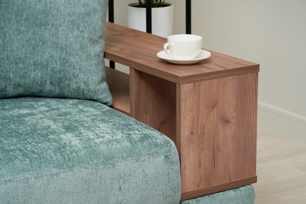 Диван пантограф Рон MODOOL с барами бирюзовый