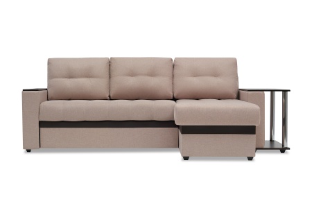 Диван угловой дельфин Миранда бежевый