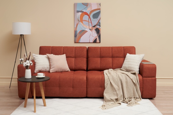 Диван пантограф Рон оранжевый