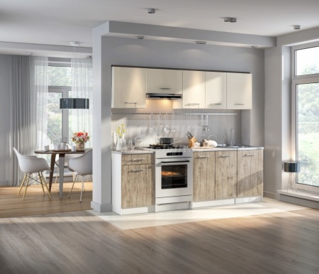 Виктория Кухня Дуб Хараз 2400 мм