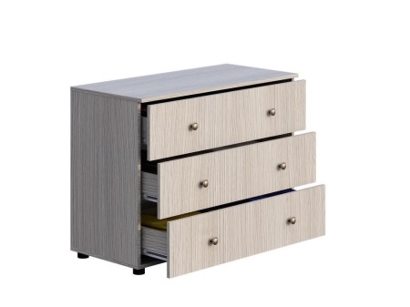 Комод Мийа-3 КМ-008/Разные Цвета (Ш-975 х В-735 х Г-445 мм)