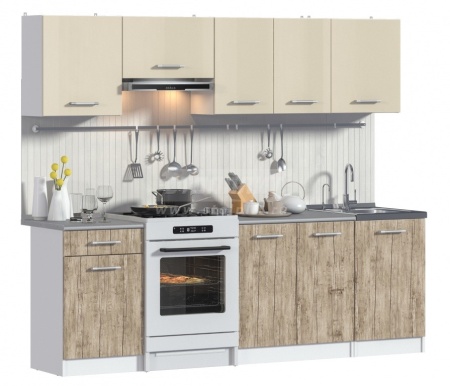 Виктория Кухня Дуб Хараз 2400 мм