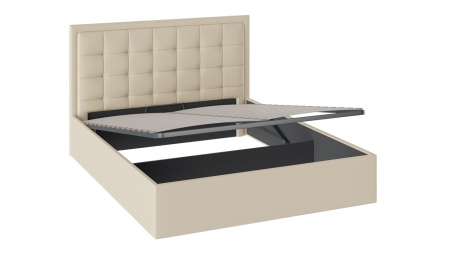 Кровать «Ника» c мягкой обивкой и подъемным механизмом/Разные Цвета